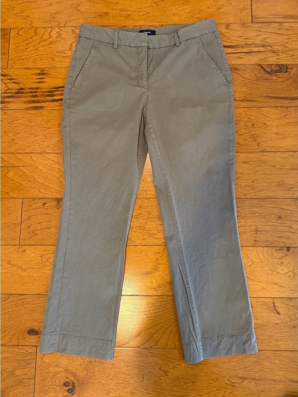 Theory Olive Green Casual Pants